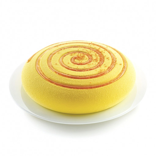 3D Silicone Cake Tin 3D Spiral Ø 22 x H 5.7 cm, 1680 ml