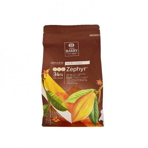 Alba Zephyr 34% Barry Callebaut csokoládé, 1 kg
