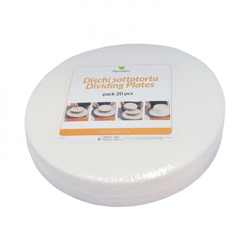 Cake Separating Trays, Round Ø 24 cm, Set 20 Pieces