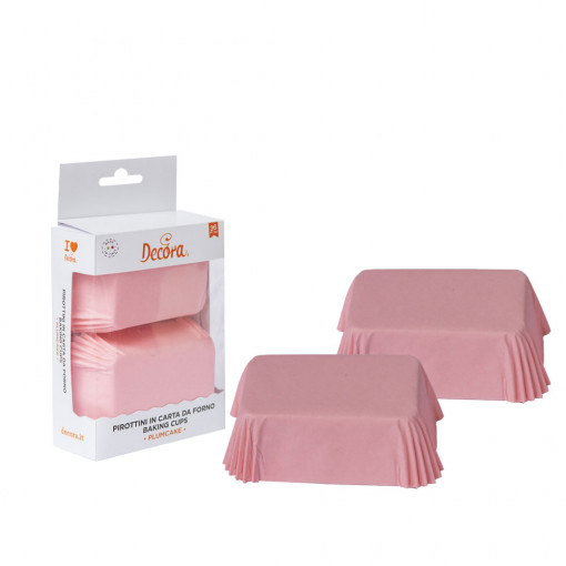 Chese Dreptungh. Paper Pink 8 x 5 x H 3.2 cm, 36 pcs