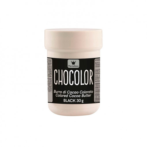 Colouring with cocoa butter Black without E171, 30 gr Azo