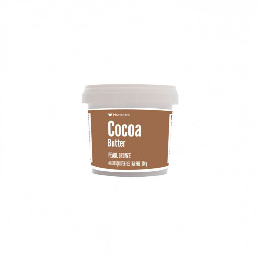 Colouring with cocoa butter Pearl Bronze, 200 gr, Azo Free