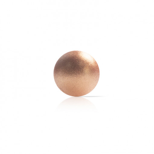 Csokoládé dekorációk Dupla mini gyöngyház bronz mini gyöngyök E171 nélkül, Ø 1.4 cm, 470 gr, 312 db