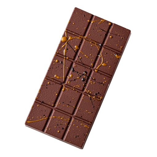 Csokoládétáblák 15,5 x 7,5 x H 2 cm - Polikarbonát forma Dubai, 3 üreg, 120 gr, 120 gr