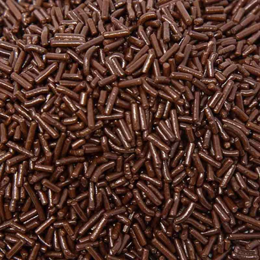 Decor Étcsokoládé rudak Étcsokoládé Vermicelli Codetta Irca, 1 kg