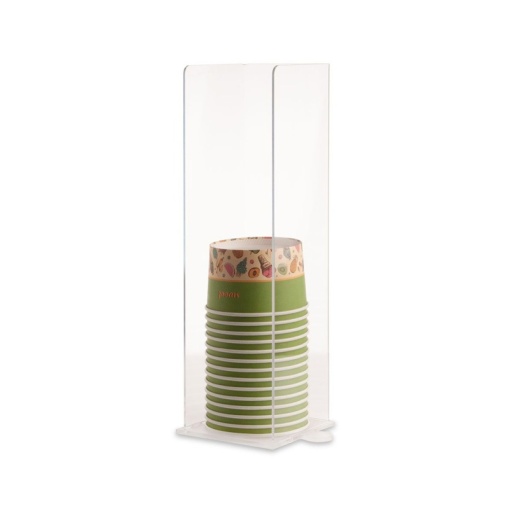 Dispenser Pahare Inghetata, Plexiglas Transparent, 16 x H 40 cm