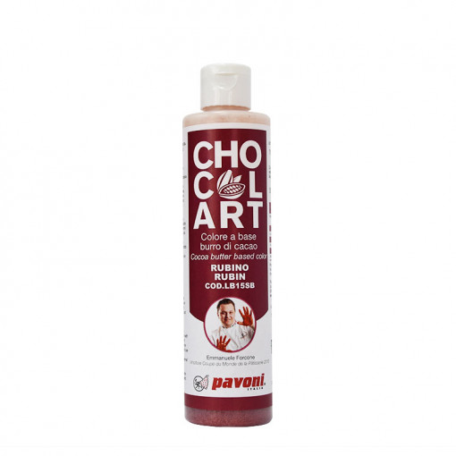 Food Colouring with Cocoa Butter without E171, Ruby, 200 gr
