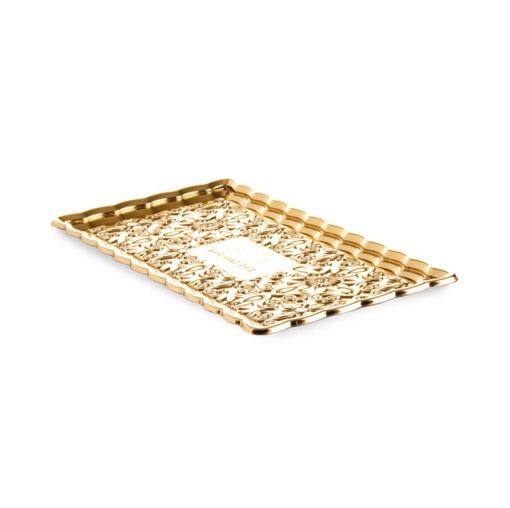 Golden Rectangular Tray Display 30 x 15 cm, Set 25 pcs