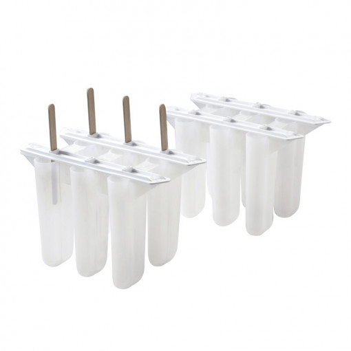 Ice Cream on Sticks Gelato Flex Wave - Set of 24 Plastic Moulds