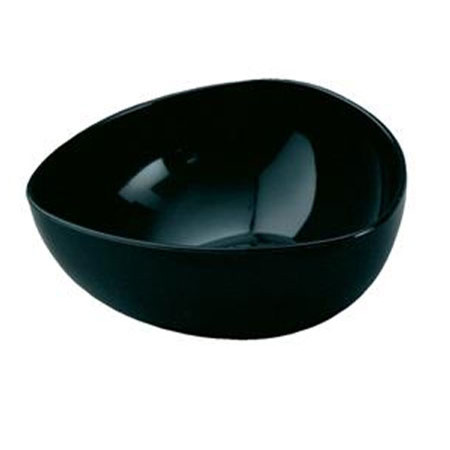 Kehelytál Ø 7,5 x H 3 cm, fekete műanyag, 100 db-os készlet