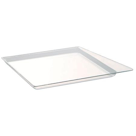 Lid, Transparent Plastic, 11.8 x 10 x H 0.6 cm, Set 50 pcs