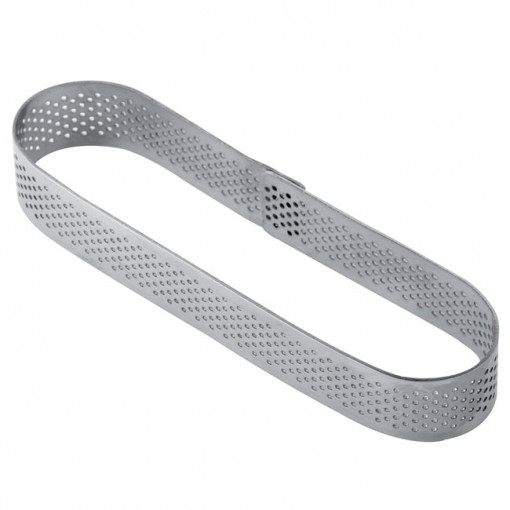 Microperforated Oval Tarte Frame, 12.5x3xH2cm