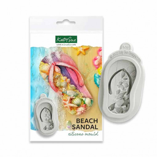 Mulaj Silicon Decor Marin - Плажен шамар, 1 предмет 7,8 x 4 cm