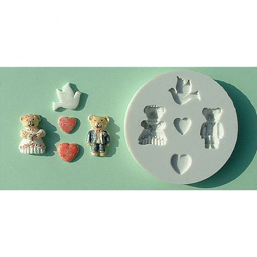 Mulaj Silicon Nunta Ø 1 - 2.5 cm, 5 Subiecte