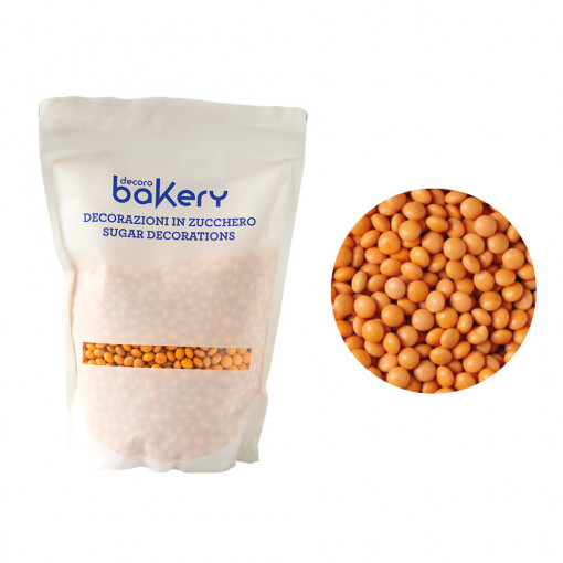 Peach Flattened Pearls Ø 10 mm, 1 kg