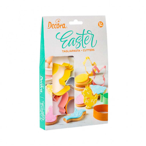 Plastic Paste Cutter Ø 5.5 - 7.6 x 8 x H 2.5 cm, 5 pcs