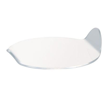 Plastic Presentation Monoportion Presentation Plastic Base, Transparent Oval Model, 9.6 x 8.5 x H 2 cm, Set 100 pcs