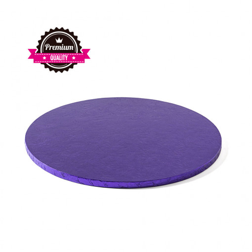 Platou Tort Rotund Violet, Ø 30 x H 1.2 cm