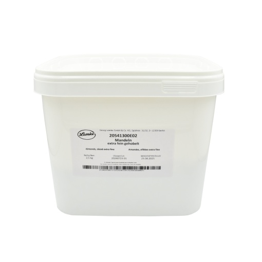 Raw sliced almonds, 2.5 kg