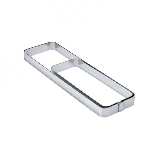 Rectangular Stainless Steel Rectangular Rectangular Corners 6x18xH2cm