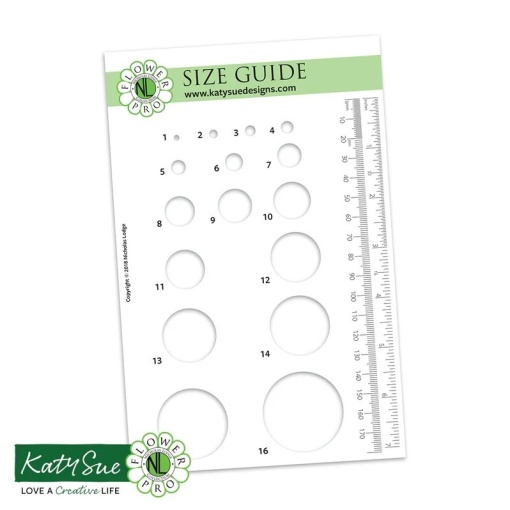 Sablon Plastic cu Gradatii pentru Modelare Paste Zahar 21.5 x 14 cm