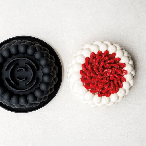 Silicon mould Pavocake Tort 3D Nuage Ø 18 x H 6.5 cm, 1200 ml