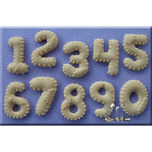 Silicon moulding Figures with patches H 2.3 cm
