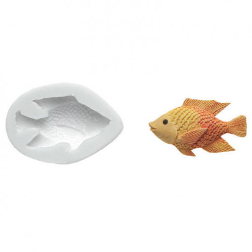 Silicon Mulaj Fish, 3.5 x 5.8 cm (SLK080)