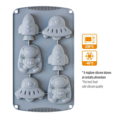 Silicon Space mould 3 models, 6 cavities
