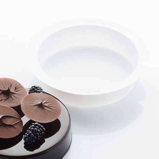 Single Use, Forming and Freezing Cake Moulds Ø18xH4cm, Recyclable Material, Set 100 Pieces