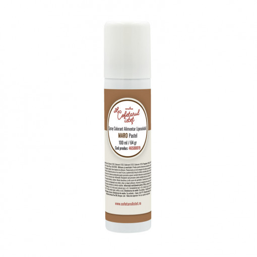 SPRAY Пастелно кафяво - мастноразтворим хранителен оцветител 100 ml