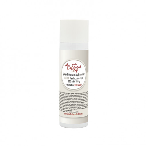 SPRAY Sidef Sidef Perlat - мастноразтворим оцветител за храни 250 ml, без азотни съединения