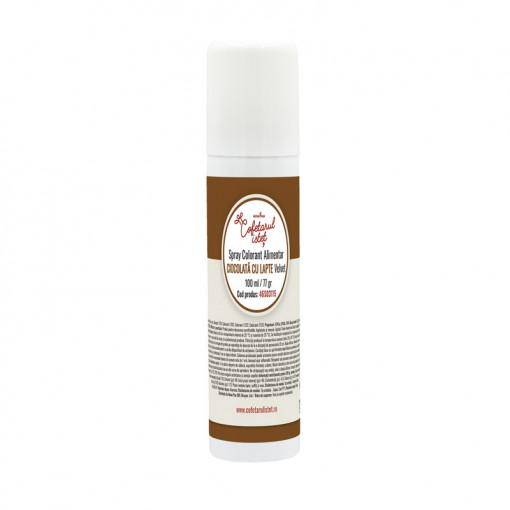 SPRAY VELVET - Оцветител за храна Шоколад с мляко 100 мл