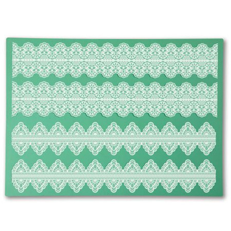 Szilikon autómatrac csipke, 4 csík 36x6.5cm