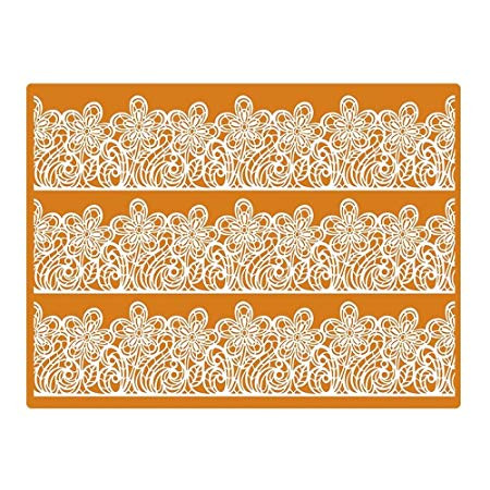 Szilikon autószőnyeg csipke, 3 csík 38.8x8.8cm