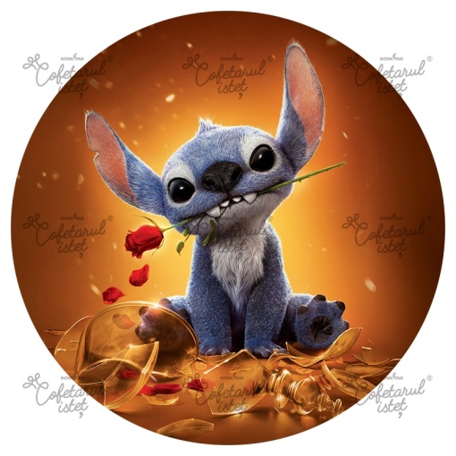 Vafa imprimata Lilo&Stitch Model 4, Ø 20 cm - Cofetarul Istet