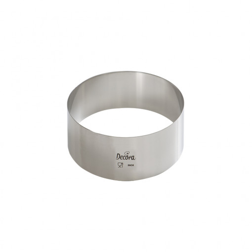 Кръгла клонка от неръждаема стомана R8xH4.5cm