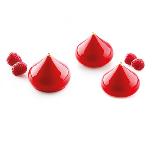 Силиконова форма Drop Drop Drop Ø 5,4 x H 4,1 cm, 8 кухини, 55 ml