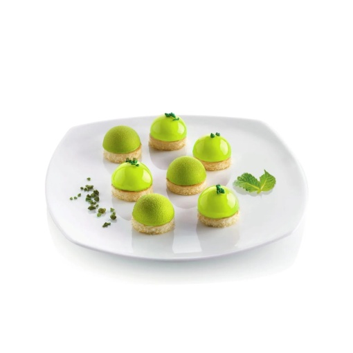 Силициева полусферична форма Mignon Ø 4,2 x H 2,2 cm, 60 кухини, 20 ml (SQ075)