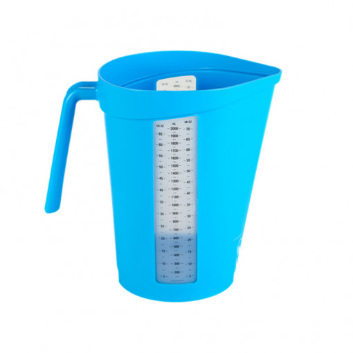 Синя градуирана чаша, 2L - Vikan