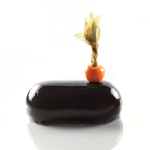 3D szilikon torta tortaforma Jr párna láb 19 x 7,3 x H 6 cm + vágó, 600 ml