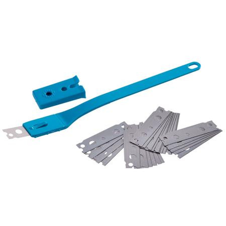 Bread Slicer with 1.5 cm wide 1.5 cm wide fixed blade and 25 spare blades