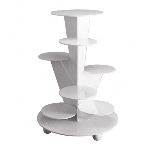 Cake / Buffet Stand Model Manhattan, 7 Plates, Ø 65 x H 85 cm