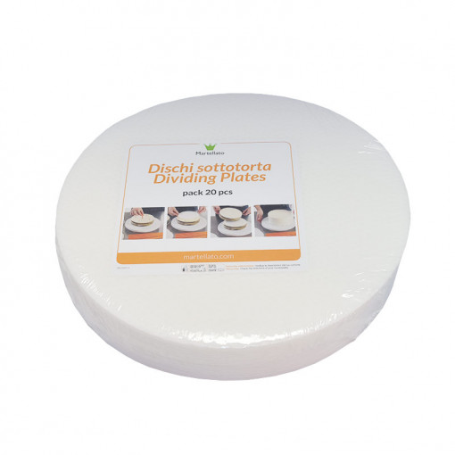 Cake Separating Trays, Round Ø 26 cm, Set 20 Pieces