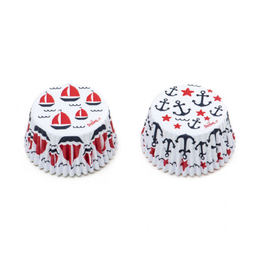 Chese L Paper Navy, R 5 x H 3.2 cm, 36 pcs