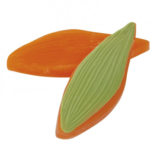 Crin Frunza - Műanyag vágó és szilikon forma 8,9 x 3 cm, 3 db-os készlet