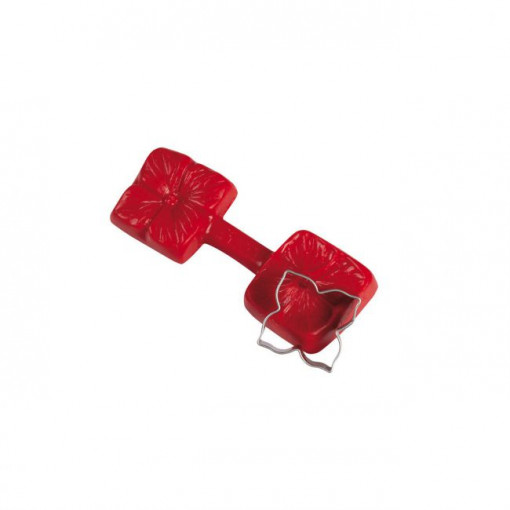Hortensie Floare - Decupator Inox si Mulaj Silicon Ø 2.2 cm, Set 2 Buc