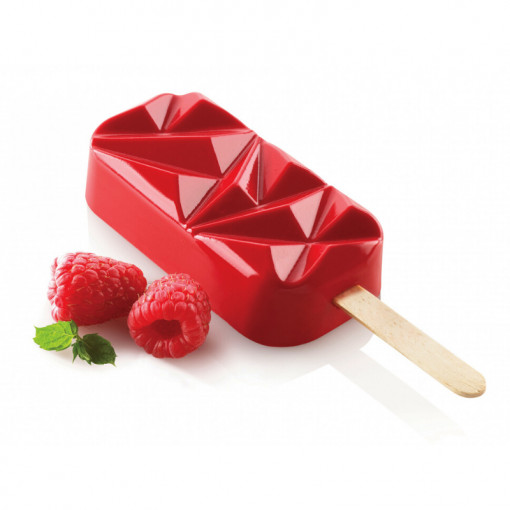Inghetata Ice Ice Dessert Shock - Set of 2 Silicone moulds 12 cavities 9.2 x 4.7 x H 2.5 cm