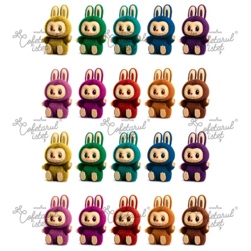 Labubu Model 2, 20 Decorations 6 cm, A4 - Confectioner Istet