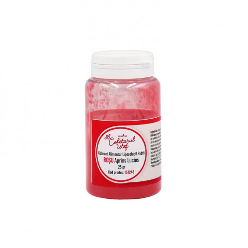 Liposoluble Food Colouring Powder Red Apricot Red Piper, 25 gr